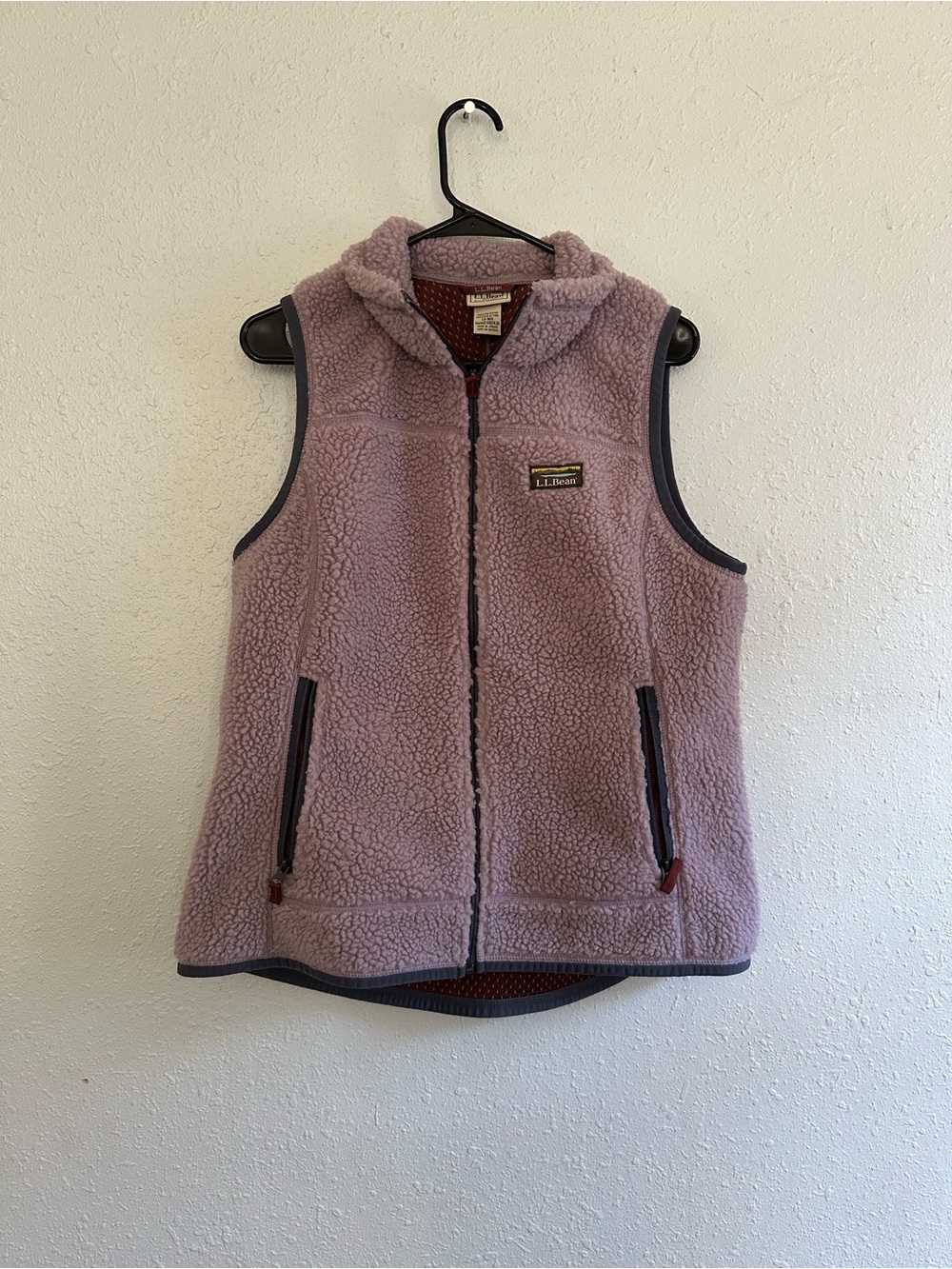 L.L. Bean women’s mountain pile fleece Vest
